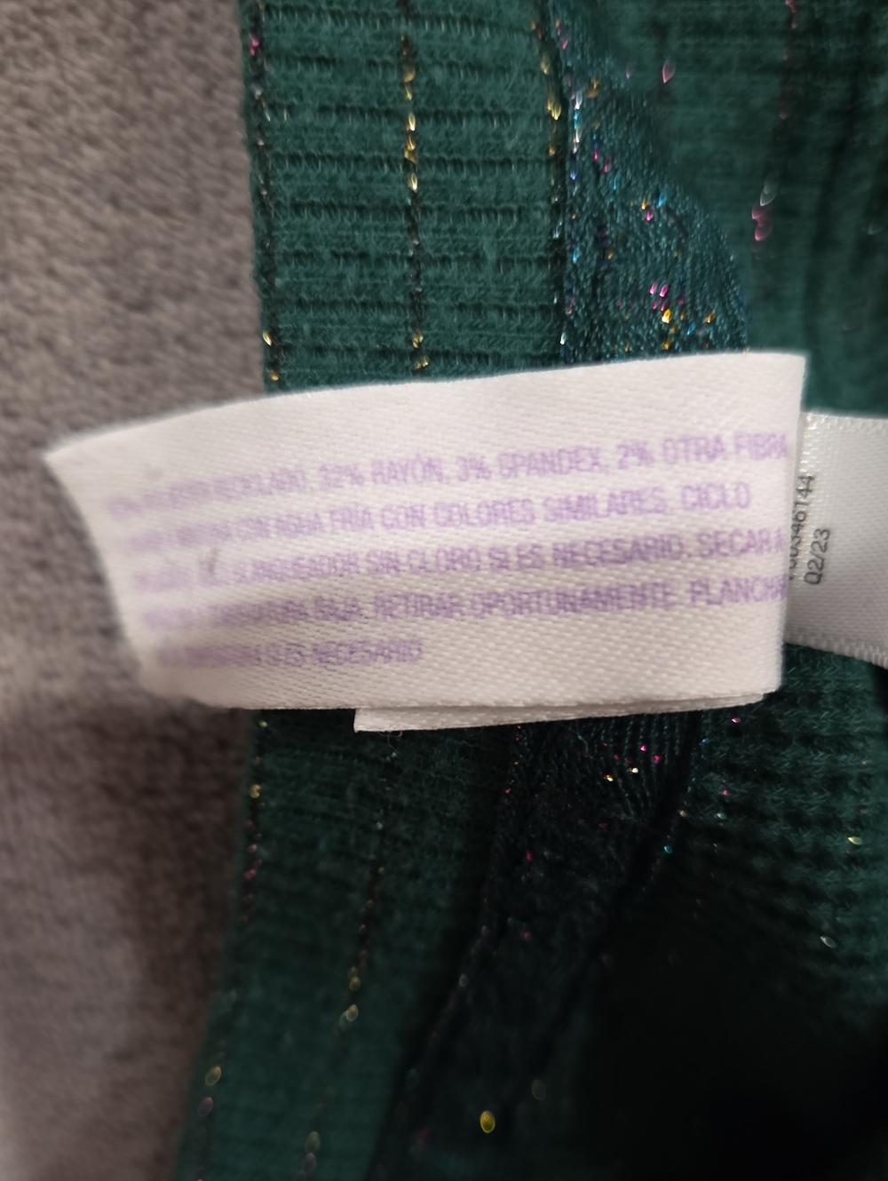 stars above Men's Dark Teal Crewneck Sweater - Picture 7 of 7